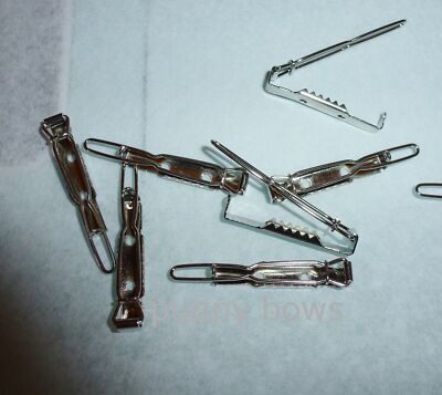 barrette DIY hair clips ball hinge for pet dog hair bows blank findings