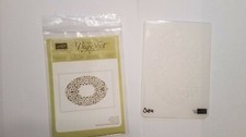 HOLIDAY FRAME Embossing Folder Stampin Up Big Shot