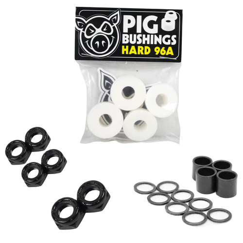 Pig Skateboard Bushings with Dime Bag Axle, Kingpin Nuts and Speed Kit - Picture 44 of 49