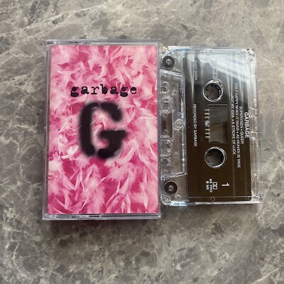 Self Titled  Garbage 1995 USA IMPORT RARE CASSETTE TAPE (alt cover)