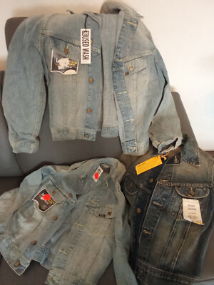 3x Lee Damen Jacket Jeansjacke Jacke Rider Slim USED Gr. S M XL