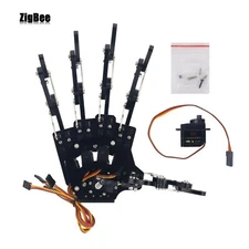 Mechanical Claw Clamper Gripper Arm Right Hand w/Servos for Robot DIY Assembled
