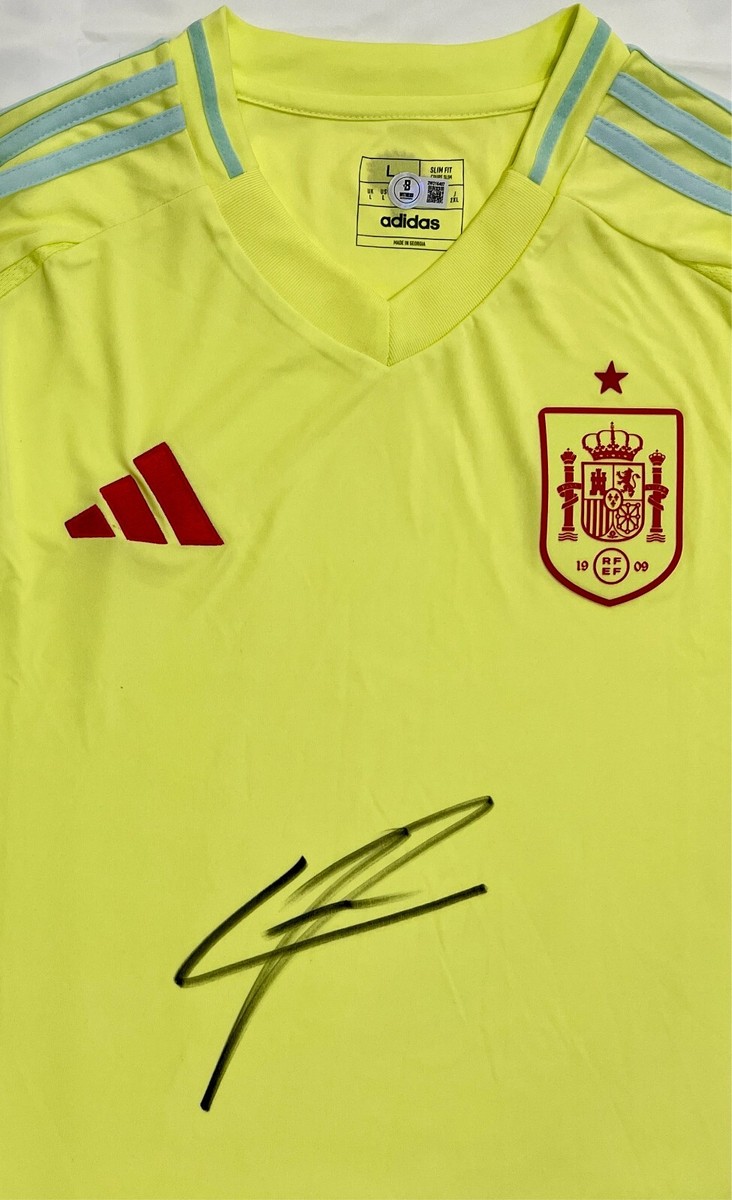Spain Lamine Yamal Signed Adidas Soccer Jersey BAS Beckett