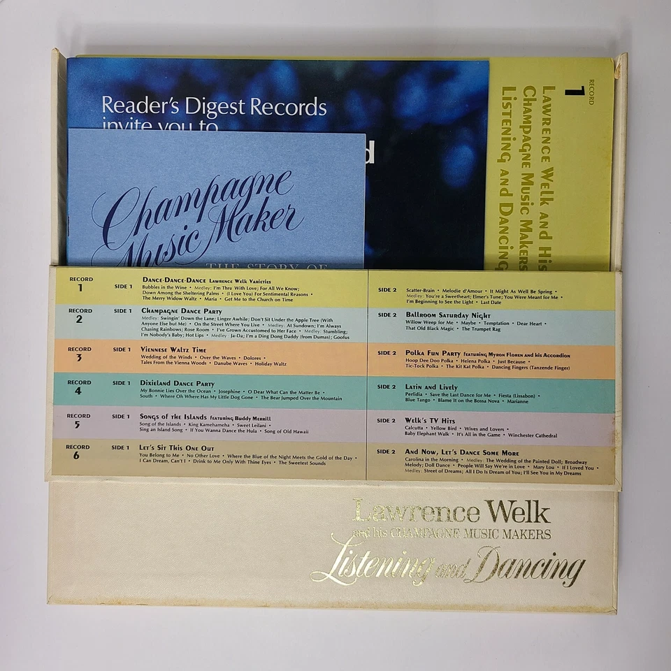1968 Lawrence Welk Listening And Dancing 6 LPS Box Record Set - Image 4 of 4