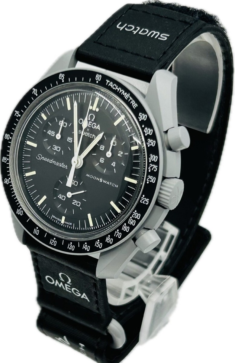 Omega x Swatch Speedmaster Mission To The Moon SO33M100 Excellent