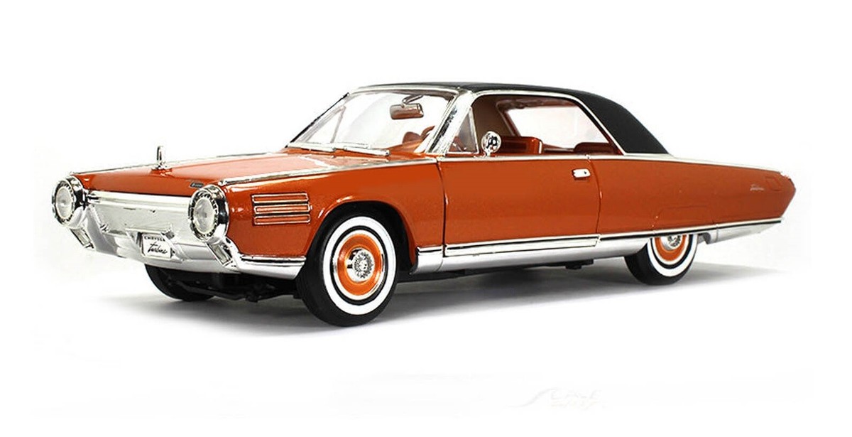 1/18 1963年式 Crysler Turbine 1963 CHRYSLER TURBINE BRONZE 1:18 SCALE DIECAST BY ROAD