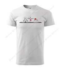 T-SHIRT GIROCOLLO MAGLIA MAGLIETTA con FIORE simpatica