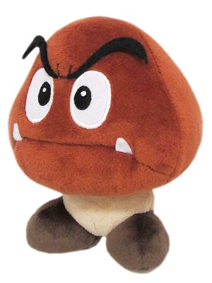 Super Mario Bros.6'' Goomba Plush Official Sen-Ei Little Buddy (1427)