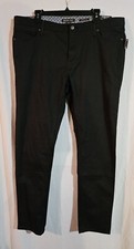 Michael Kors Parker Slim Fit Men's Chino Pants In Black Size W38 L32