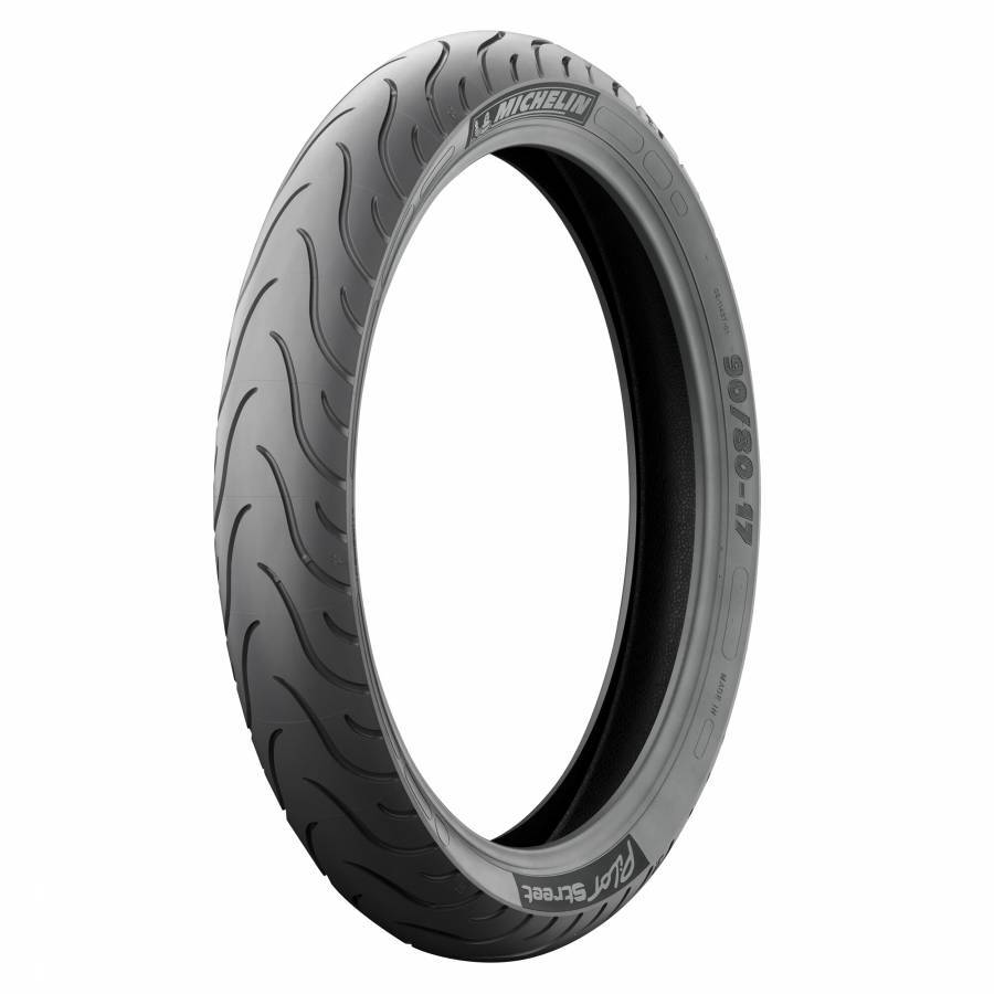 Pneu moto 17 Michelin Pilot Street 90-80-17 46S avec adhérence pluie