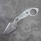 Damascus Steel Ring Blade Fruit Knife Blank Suitable for DIY Handmade