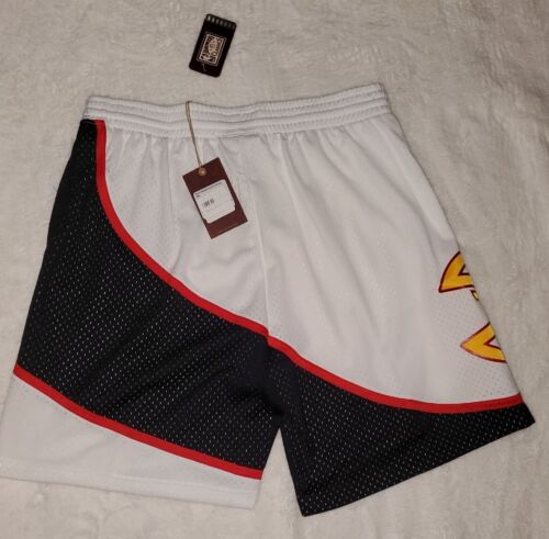 MITCHELL & NESS ATL ATLANTA HAWKS 1986 SWINGMAN SHORTS SZ XL - Picture 3 of 6