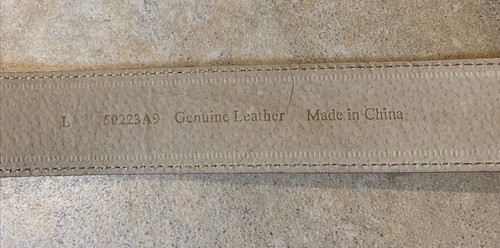 grande ceinture western bohème femme cuir marron W - Photo 6/6