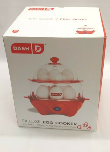 Dash DEC012 Deluxe Egg Cooker - Red, Black or White Choose Color - Picture 2 of 5