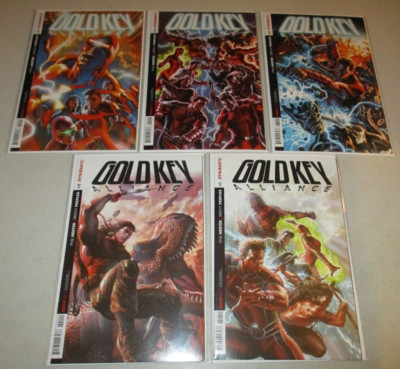Gold Key Alliance #1-5 (Complete 2016 Dynamite) 1 2 3 4 5 Lot Turok Magnus ++