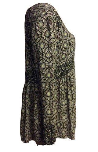 NWT Free People $108 Rolling Hills Print Bell Sleeve Festival Tunic Size Small - Picture 4 of 10