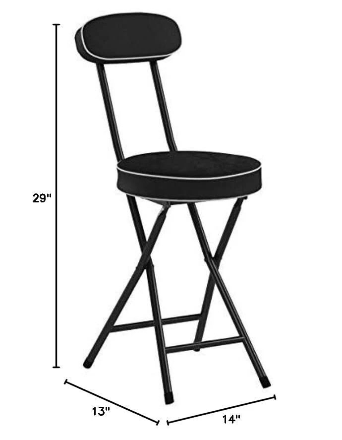 Cushioned Padded Folding Stool eBay