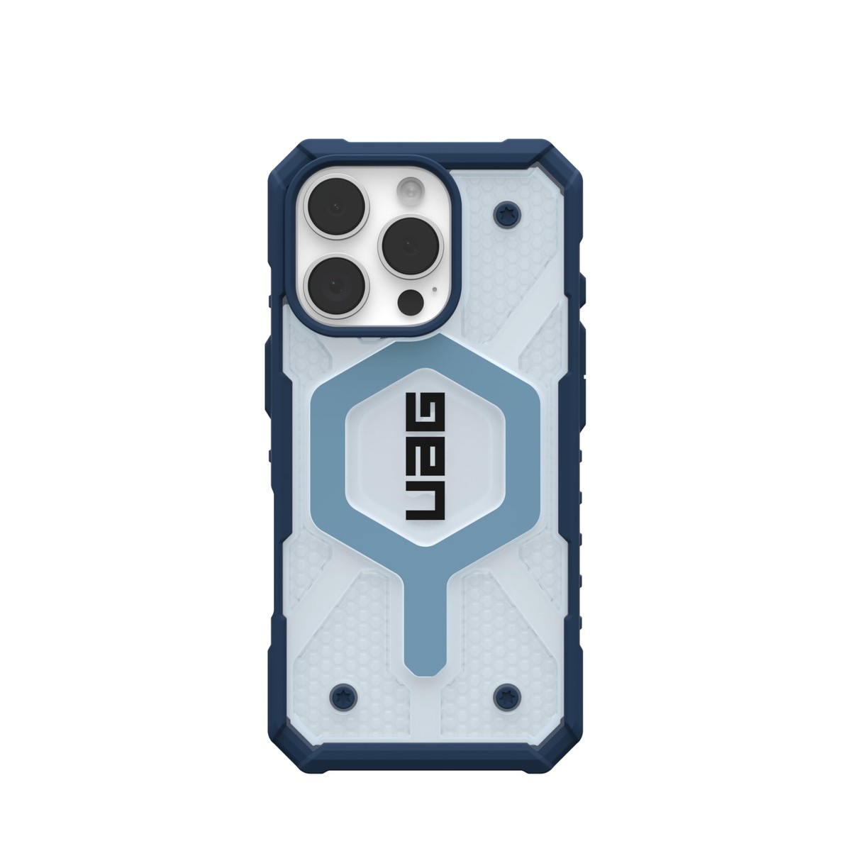 URBAN ARMOR GEAR Pathfinder Clear Case + Wrist Lanyard For IPhone - MagSafe Compatible, Military Drop Tested