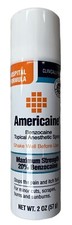 AMERICAINE Spray Benzocaine Topical Anesthetic Spray 2oz  