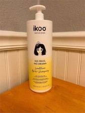 Ikoo No Frizz No Drama Shampoo For Unruly Frizzy Hair! 33.8 oz! Brand New! 0.59 per gallon
