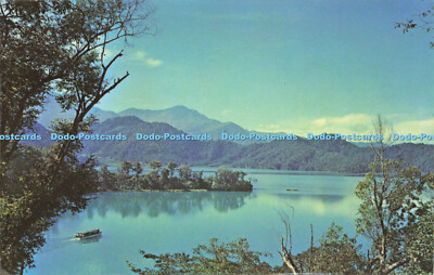 R573472 Sonne Mond See Blumengarten Porzellan Farbdruck