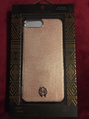 New House Of Harlow Iphone 7 Plus Case Pink Alligator Leather Skin Snap