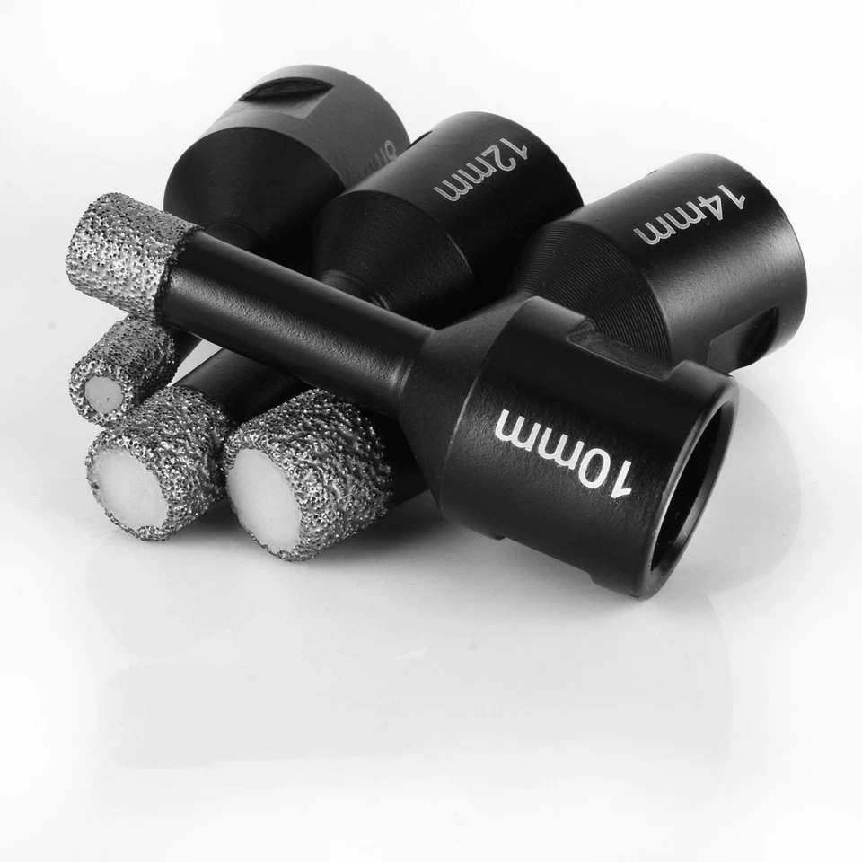 M14 Brazed Diamond Dry Drill Core Bit Holesaw Cut Tile Porcelain Marble Granite - Image 2 of 4