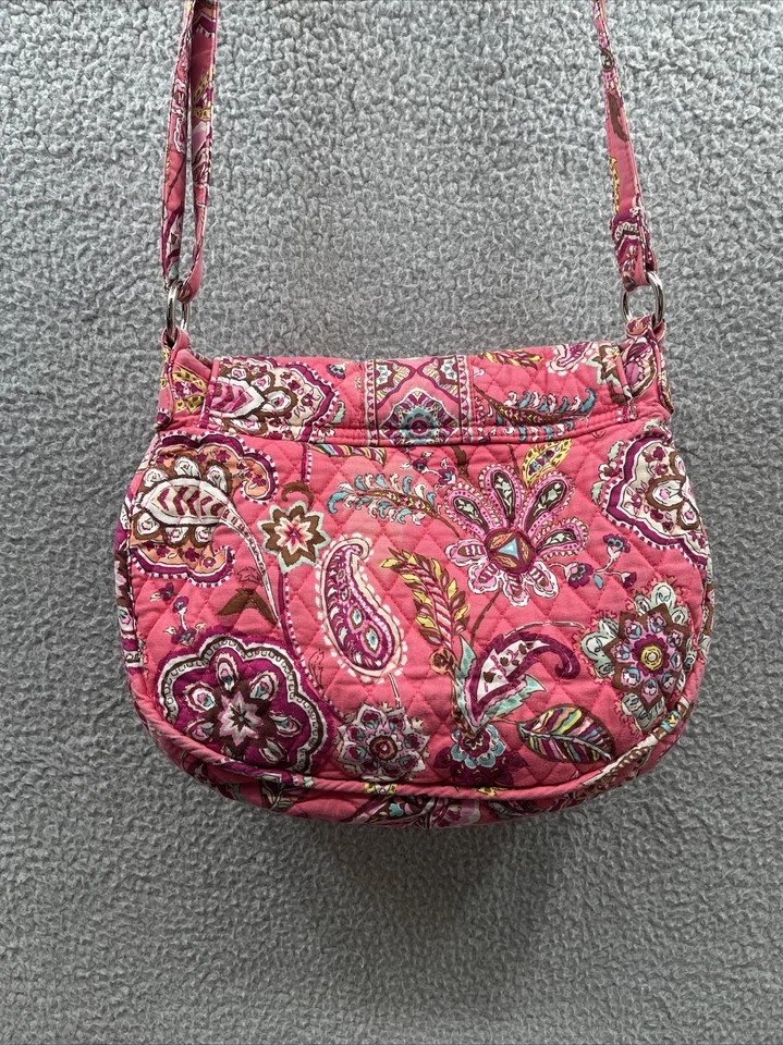Bolso de Mano Vera Bradley Mujer Montura Call Me Coral Bandolera Excelente Estado Foto 3 de 4