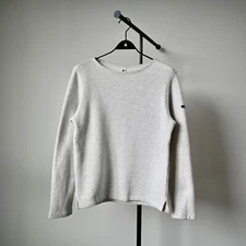 LOOPWHEELER x BEAMS Plus tsuriami boatneck shirt, made in Japan, size Small