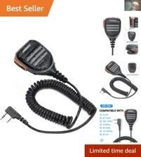 AR-780 Waterproof Remote Shoulder Microphone for Baofeng Radios - Loud & Durable