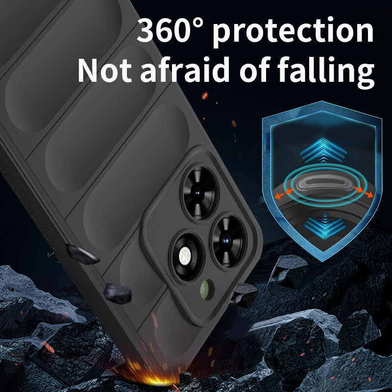 Luxury Anti-Slip Shockproof Skin-Feel Soft Case Cover for Tecno Spark Go 2024