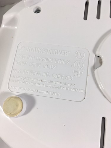 black and decker hs2000