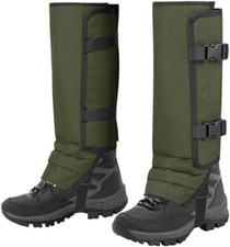 Snake Gaiters Leg Guards, Waterproof Snake Guards, Adjustable Snake Bite Prot...
