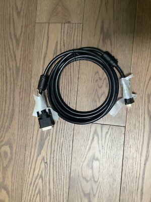 10 ft Computer Video Cable, DVI-D Dual-Link Male to DVI-D Dual Link Male, Black