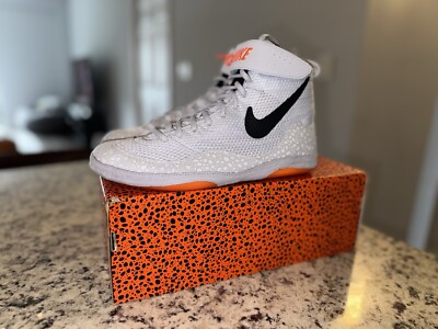 2024 Nike Paris Inflict Wrestling Shoes Size 10 Safari Pack White