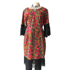 Red African Dress, a perfect gift for her
