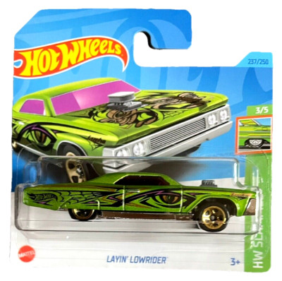 Hot Wheels Layin Lowrider HW Slammed 3/5 2023 237/250 1:64 Modellauto Kinder USA