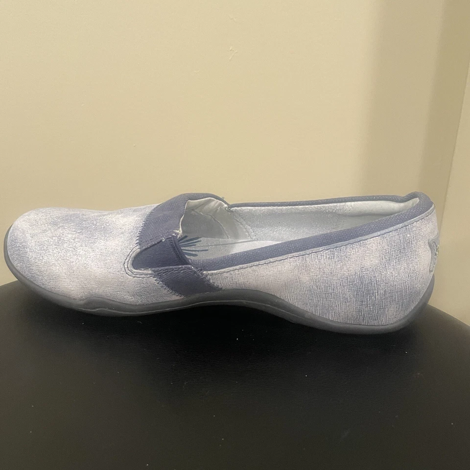 Ahnu Mujer Jackie Lona Cuero Slip On Slide Zapato Plano Talla 8.5 Usado en Excelente Condición Foto 2 de 4