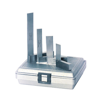 Tesa Brown & Sharpe 599-540-2346 4 Pc 2'' - 6'' Workshop Square Set