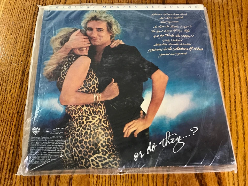ROD STEWART ~ BLONDES HAVE MORE FUN ~ORIGINAL MASTER RECORDING LP ~ MFSL~SEALED - Image 4 of 4