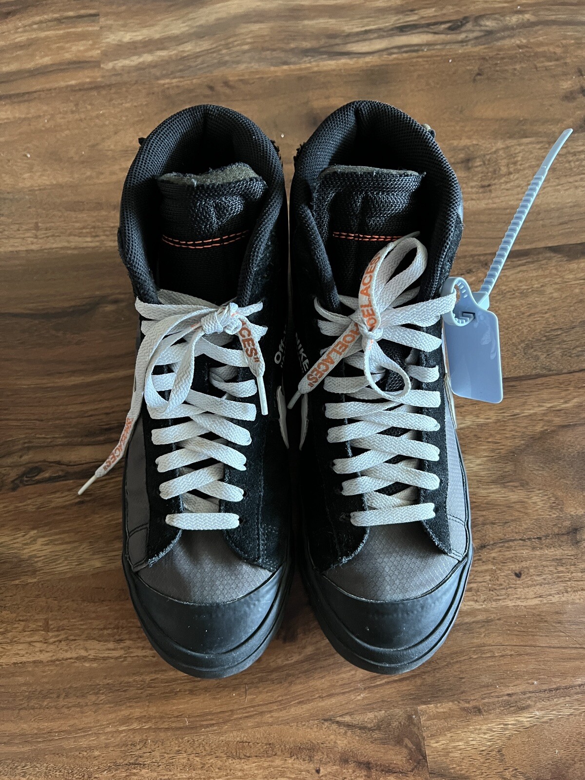 OFF WHITE X NIKE Taglia 8 5 Nike Blazer Mid x BIANCO SPORCO ""Grim Reapers"" 2018