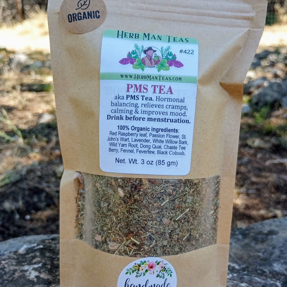 Proven PMS TEA -No more cramps, heavy bleeding & moodiness by a master herbalist