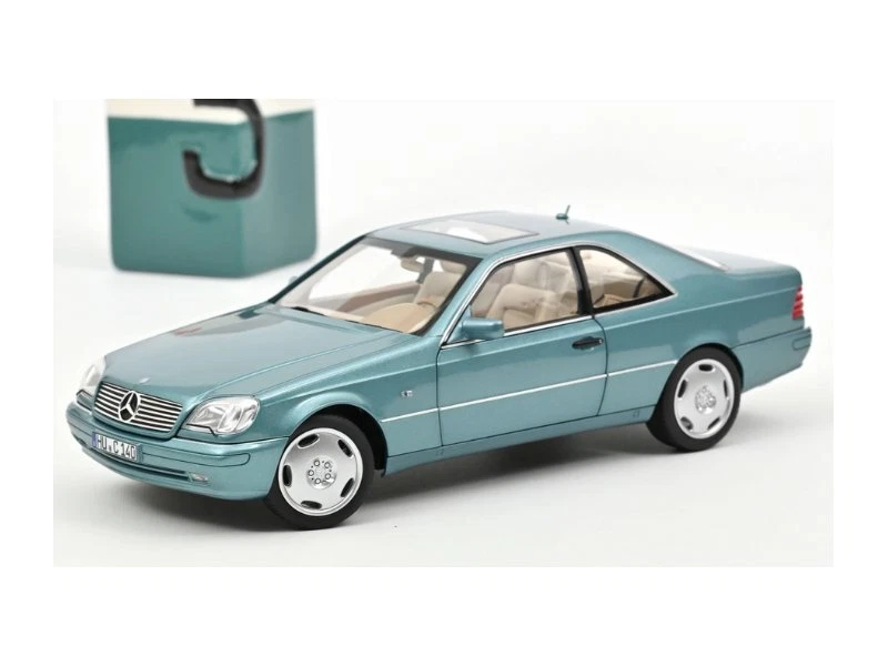 MB Mercedes Benz CL 600 - 1997 - bluemetallic - Norev 1:18 - Immagine 3 di 4