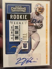 K.J. HILL 2020 CONTENDERS ROOKIE TICKET AUTOGRAPH AUTO LA CHARGERS RC OHIO STATE