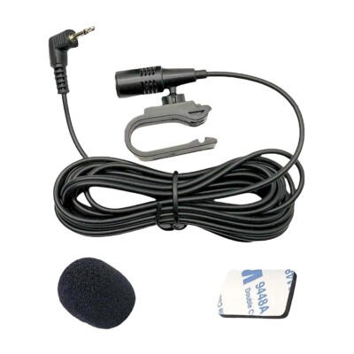 3.5mm Car Radio Mic Microphone for JVC KW-M150BT KW-V250BT KW-X840BTS KW-X850BTS