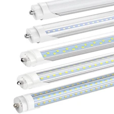 8FT LED Tube Bulbs 45W 72W 120W FA8 T8 8 foot LED Shop Lights Garage F96T12 T10