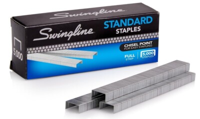 Swingline Staples Standard 1/4 inches Length 210/Strip 5000/Box 1 Box - (35108)