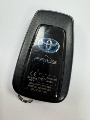 Toyota Prius Smart Schlüsselanhänger 2 Tasten Fernbedienung getestet Original Tokai Rika BR1EW 8A!