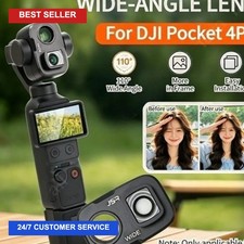 For DJI Osmo Pocket 4P Wide-Angle Lens It Can Expand The FOV to 110°,For DJI