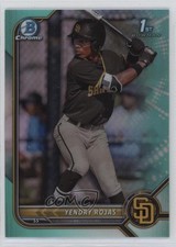 2022 Bowman Chrome Prospects Aqua Refractor 7/125 Yendry Rojas #BCP-178 0q3